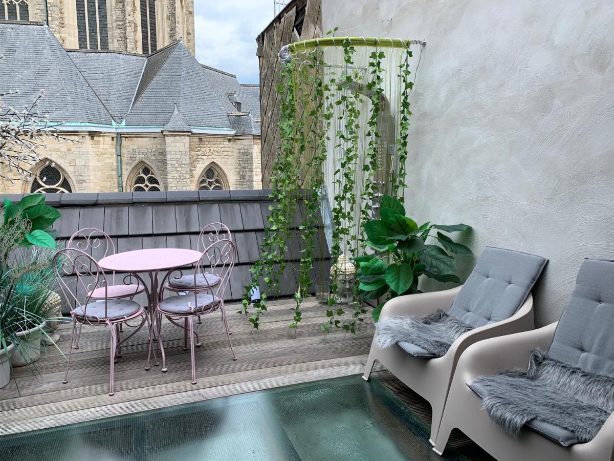Appartamento Wellness Loft With Sauna, Jacuzzi, Roof Terrace & Amazing View Anversa Esterno foto