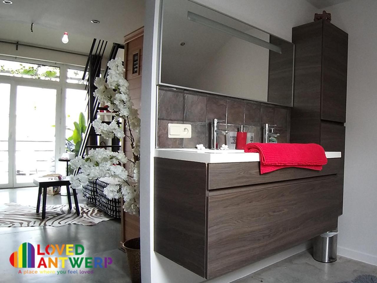 Appartamento Wellness Loft With Sauna, Jacuzzi, Roof Terrace & Amazing View Anversa Esterno foto